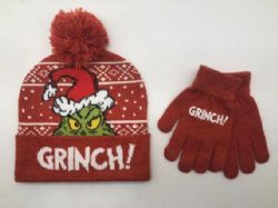 THE GRINCH -  BEANIE AND GLOVES