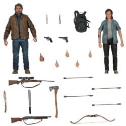 THE LAST OF US -  ELLIE AND JOEL ACTION FIGURE WITH ACCESSORIES -  PART II