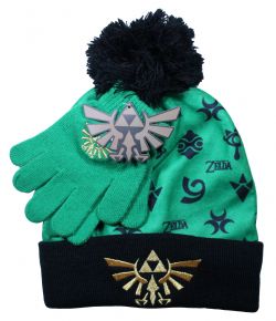 THE LEGEND OF ZELDA -  BEANIE AND GLOVES SET