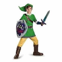 THE LEGEND OF ZELDA -  LINK DELUXE COSTUME (CHILD - LARGE 10-12)