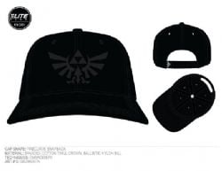 THE LEGEND OF ZELDA -  TRIFORCE LOGO BLACKOUT SNAPBACK