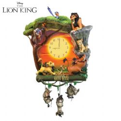 THE LION KING -  HAKUNA MATATA WALL CLOCK WITH CERTIFICATE -  DISNEY