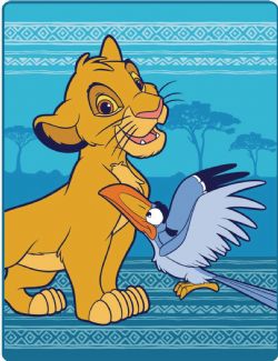 THE LION KING -  SIMBA & ZAZU THROW- 45