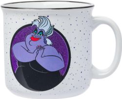 THE LITTLE MERMAID -  DISNEY VILLAINS JUMBO CAMPER MUG – POOR UNFORTUNATE SOULS (GLITTER)