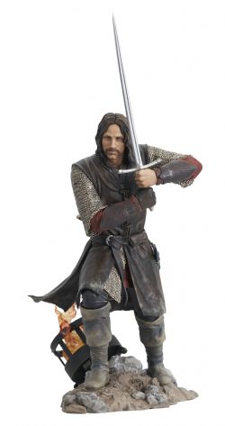 THE LORD OF THE RINGS -  ARAGORN FIGURE -  GALLERY DIORAMA