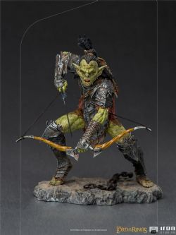THE LORD OF THE RINGS -  ARCHER ORC FIGURE - BATTLE DIORAMA STATUE - 1/10 SCALE -  IRON STUDIOS