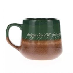 THE LORD OF THE RINGS -  ELVEN TEXT TAPERED CERAMIC POTTERY MUG (14OZ)