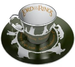 THE LORD OF THE RINGS -  MIRROR MUG & PLATE SET (10 OZ)