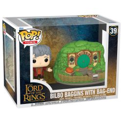 THE LORD OF THE RINGS -  POP! VINYL FIGURE OF BILBO BAGGINS & BAG-END 39