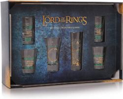 THE LORD OF THE RINGS -  SET OF SIX COLLECTIBLE GLASSES