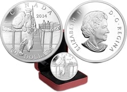 THE MOBILISATION OF OUR NATION -  2014 CANADIAN COINS