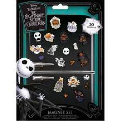 THE NIGHTMARE BEFORE CHRISTMAS -  20 MAGNETS SET -  DISNEY