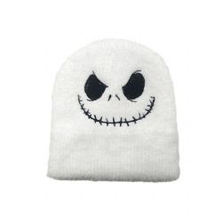 THE NIGHTMARE BEFORE CHRISTMAS -  JACK SKELLINGTON FUZZY BEANIE -  DISNEY