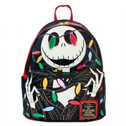 THE NIGHTMARE BEFORE CHRISTMAS -  JACK WITH CHRISTMAS LIGHT BACKPACK -  LOUNGEFLY