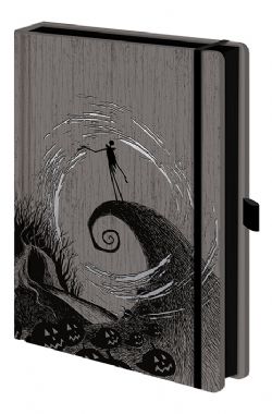 THE NIGHTMARE BEFORE CHRISTMAS -  NOTEBOOK, BLACK & GREY