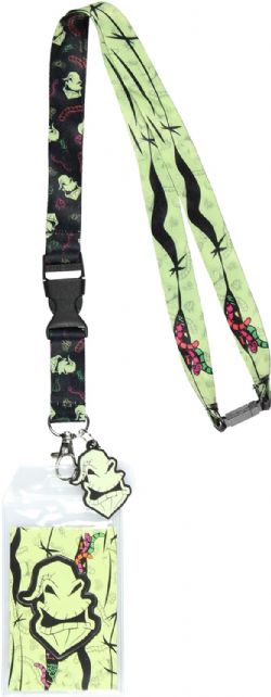 THE NIGHTMARE BEFORE CHRISTMAS -  OOGIE BOOGIE GLOW-IN-THE-DARK LANYARD -  DISNEY