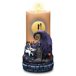 THE NIGHTMARE BEFORE CHRISTMAS -  SPIRAL HILL FLAMELESS CANDLE -  DISNEY