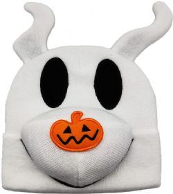 THE NIGHTMARE BEFORE CHRISTMAS -  ZERO BIG FACE BEANIE -  DISNEY