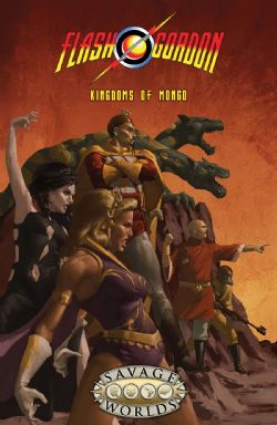 THE SAVAGE WORLD OF FLASH GORDON -  KINGDOMS OF MONGO - HARD COVER (ENGLISH)