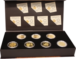 THE SEVEN SACRED TEACHINGS -  7-COIN SET -  2014 CANADIAN COINS
