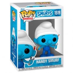 THE SMURFS -  POP! VINYL FIGURE OF HANDY SMURF (4 INCH) 1519