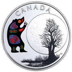 THE THIRTEEN TEACHINGS FROM GRANDMOTHER MOON -  BEAR MOON -  2018 CANADIAN COINS 02