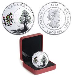 THE THIRTEEN TEACHINGS FROM GRANDMOTHER MOON -  FLOWER MOON -  2018 CANADIAN COINS 05