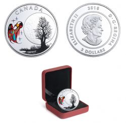 THE THIRTEEN TEACHINGS FROM GRANDMOTHER MOON -  FREEZING MOON -  2018 CANADIAN COINS 11