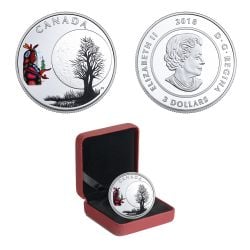 THE THIRTEEN TEACHINGS FROM GRANDMOTHER MOON -  LITTLE SPIRIT MOON -  2018 CANADIAN COINS 12