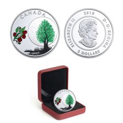 THE THIRTEEN TEACHINGS FROM GRANDMOTHER MOON -  RASPBERRY MOON -  2018 CANADIAN COINS 07