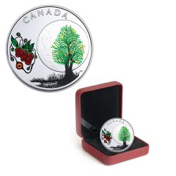 THE THIRTEEN TEACHINGS FROM GRANDMOTHER MOON -  STRAWBERRY MOON -  2018 CANADIAN COINS 06