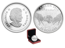 THE WHITE-TAILED DEER -  A CHALLENGE -  2014 CANADIAN COINS 02