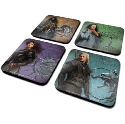 THE WITCHER -  SET OF 4 COASTERS