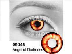 THEATRICAL CONTACT LENSES -  ANGEL OF DARKNESS - RED (90 DAYS) 09.045