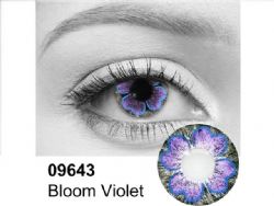 THEATRICAL CONTACT LENSES -  BLOOM VIOLET (90 DAYS) 09.643