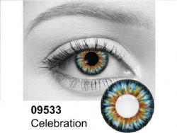 THEATRICAL CONTACT LENSES -  CELEBRATION (90 DAYS) 09.533