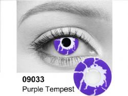 THEATRICAL CONTACT LENSES -  PURPLE TEMPEST (90 DAYS) 09.033