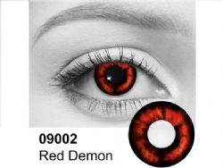 THEATRICAL CONTACT LENSES -  RED DEMON (90 DAYS) 09.002