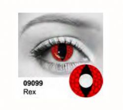 THEATRICAL CONTACT LENSES -  REX - RED (90 DAYS) 09.099