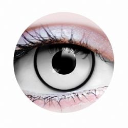 THEATRICAL CONTACT LENSES -  ZOMBIE II - WHITE (90 DAYS)