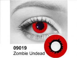 THEATRICAL CONTACT LENSES -  ZOMBIE UNDEAD (90 DAYS) 09.019