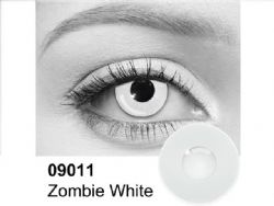 THEATRICAL CONTACT LENSES -  ZOMBIE - WHITE (90 DAYS) 09.011