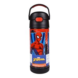 THERMOS -  BOTTLE WITH PUSH BUTTON 14OZ -  SPIDER-MAN