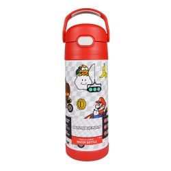 THERMOS -  MARIO KART BOTTLE WITH PUSH BUTTON (14OZ)