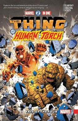 THING AND HUMAN TORCH -  FATE OF THE FOUR (ENGLISH V.) -  MARVEL TWO-IN-ONE