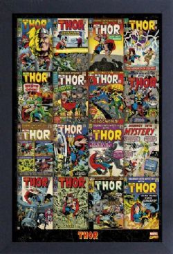 THOR -  COVERS FRAMED PICTURE (13