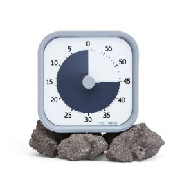 TIME TIMER -  60 MINUTE VISUAL TIMER (PALE SHALE) - HOUSE EDITION