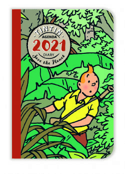TINTIN -  2021 POCKET DIARY - SAVE THE PLANET