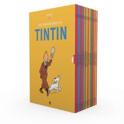 TINTIN -  23 TITLE PAPERBACK BOXED SET (ENGLISH V.) -  THE ADVENTURES OF TINTIN