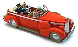 TINTIN -  CADILLAC FLEETWOOD SCALE MODEL FROM 